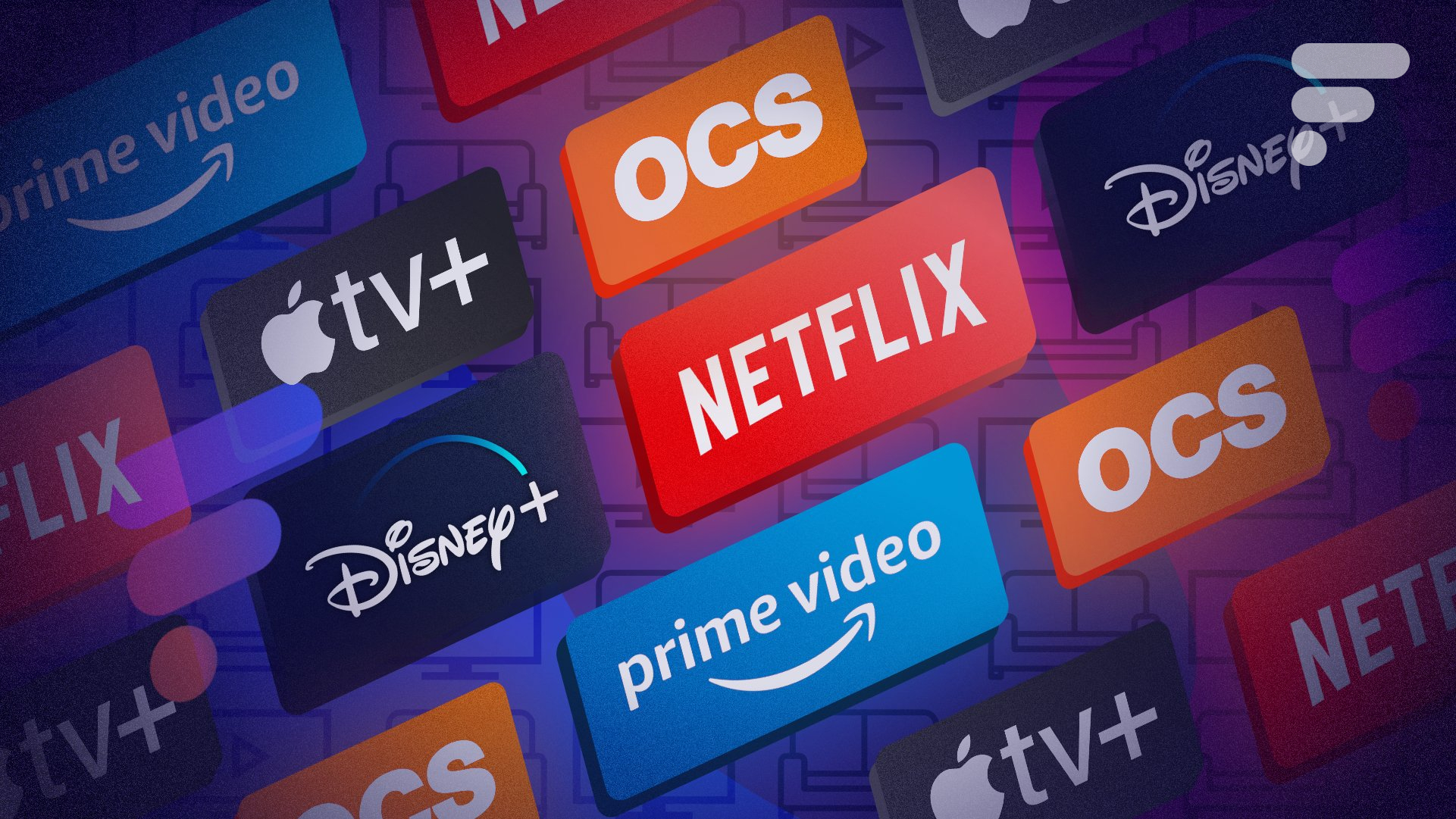 Logos des services de SVoD