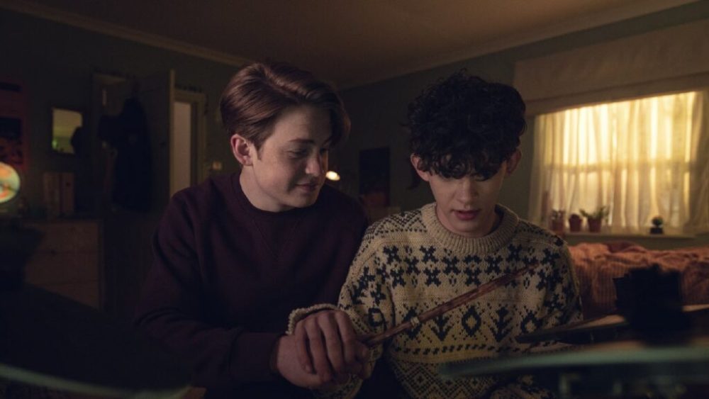 Nick, le joueur de rugby populaire, et Charlie, le musicien introverti, tombent amoureux l'un de l'autre // Source : Netflix